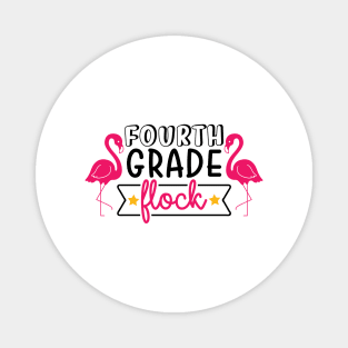 Fourth Grade Flock Funny Kids School Back to School Magnet